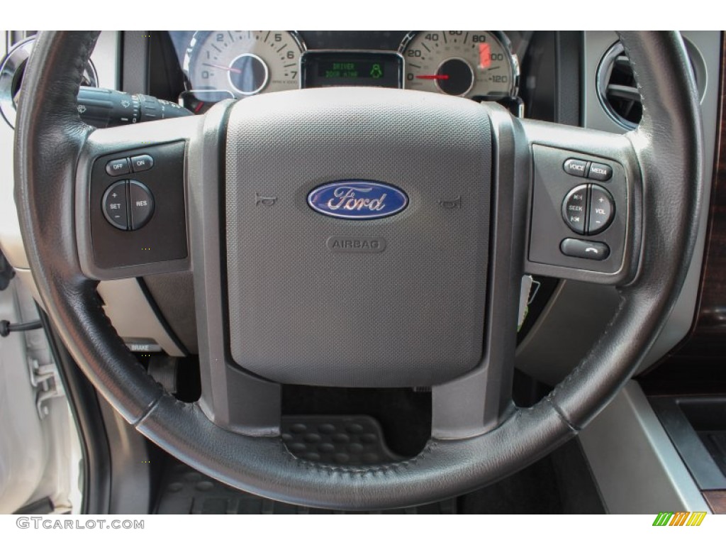 2010 Expedition EL Limited 4x4 - White Platinum Tri-Coat Metallic / Charcoal Black photo #17