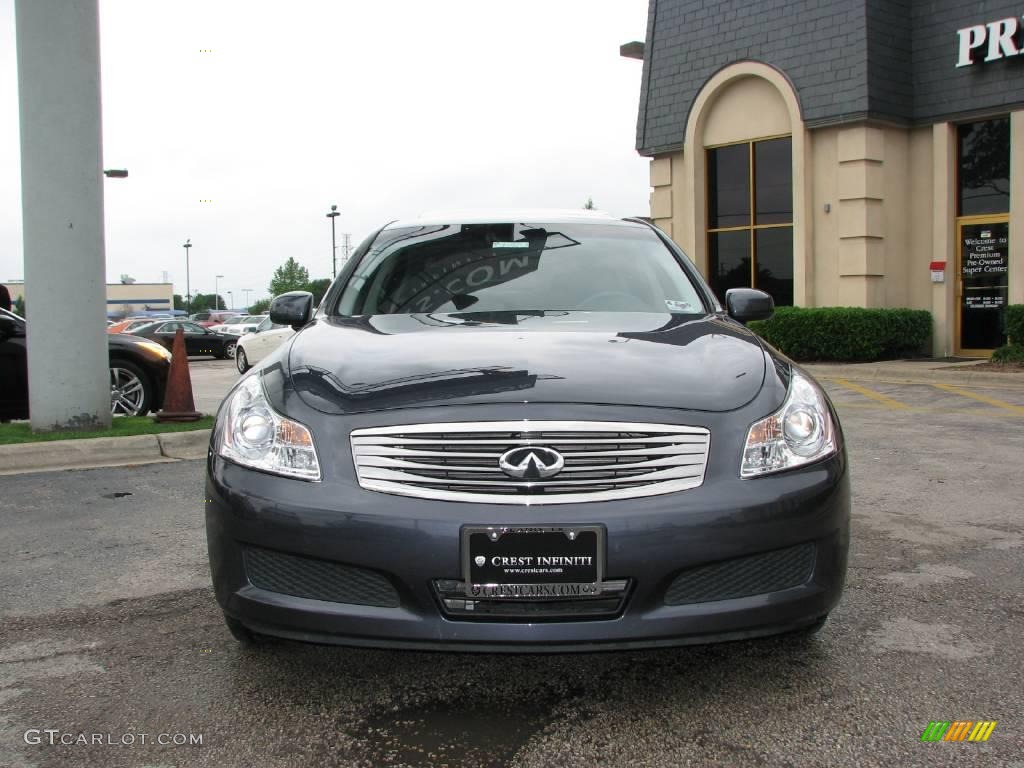2007 G 35 Journey Sedan - Blue Slate Metallic / Graphite Black photo #2