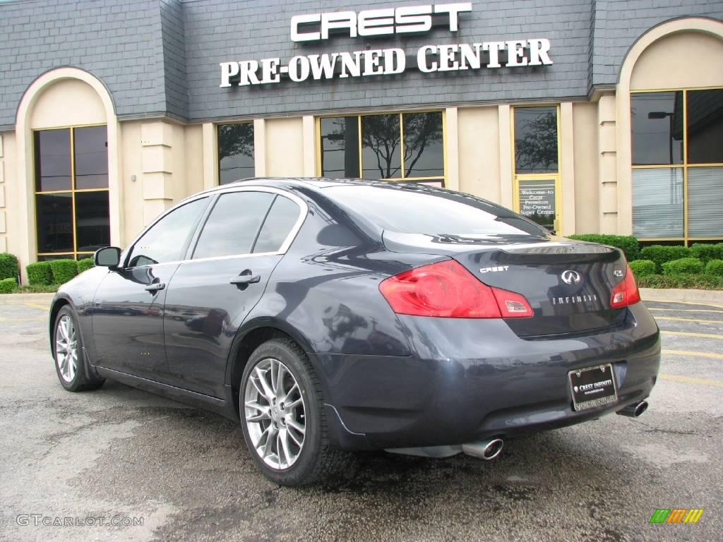 2007 G 35 Journey Sedan - Blue Slate Metallic / Graphite Black photo #5