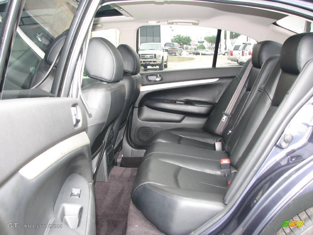 2007 G 35 Journey Sedan - Blue Slate Metallic / Graphite Black photo #9
