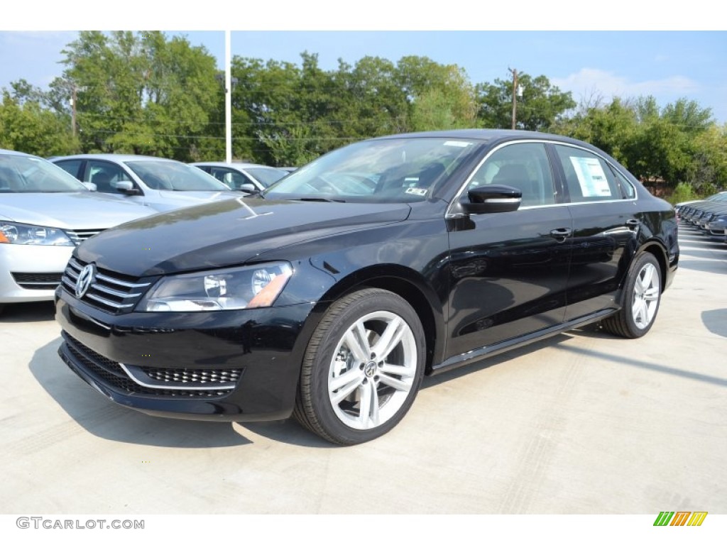 Black Volkswagen Passat