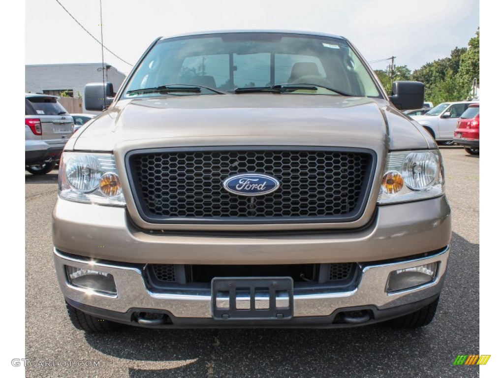 2004 F150 XLT Regular Cab 4x4 - Arizona Beige Metallic / Tan photo #2