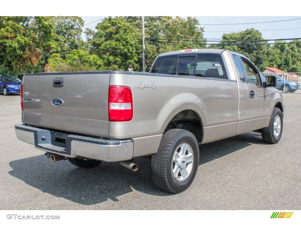2004 F150 XLT Regular Cab 4x4 - Arizona Beige Metallic / Tan photo #6