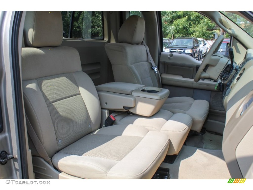 2004 F150 XLT Regular Cab 4x4 - Arizona Beige Metallic / Tan photo #10