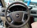 Light Cashmere/Dark Cashmere 2014 Chevrolet Suburban LT 4x4 Steering Wheel