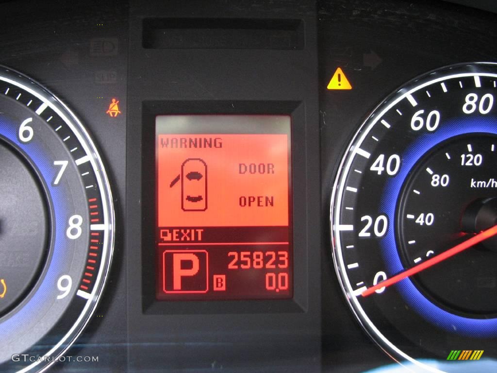2007 G 35 Journey Sedan - Blue Slate Metallic / Graphite Black photo #18