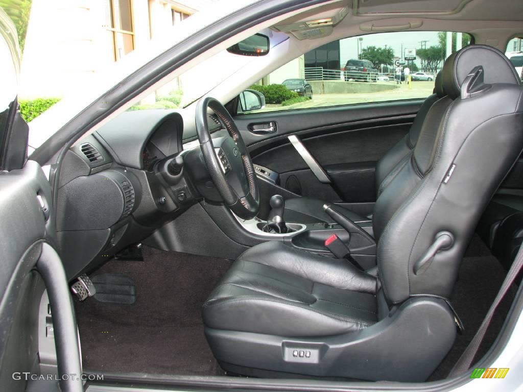 2007 G 35 Coupe - Liquid Platinum Metallic / Graphite Black photo #8