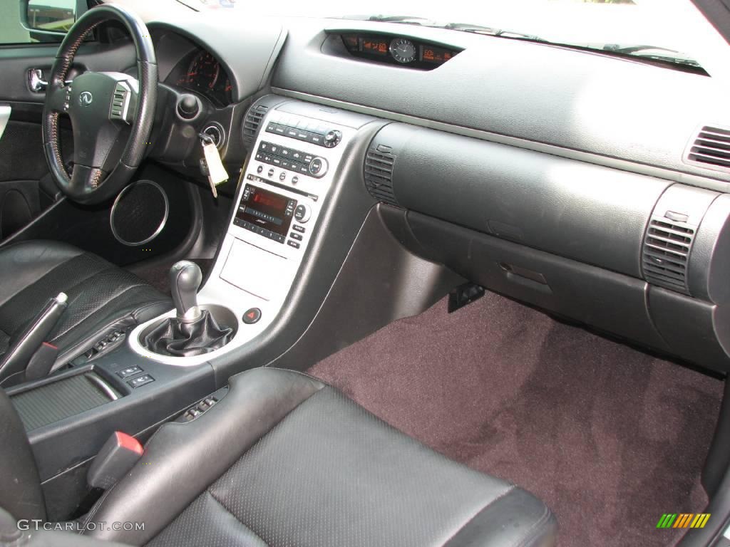 2007 G 35 Coupe - Liquid Platinum Metallic / Graphite Black photo #12