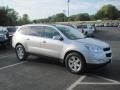 2010 Silver Ice Metallic Chevrolet Traverse LT AWD  photo #3