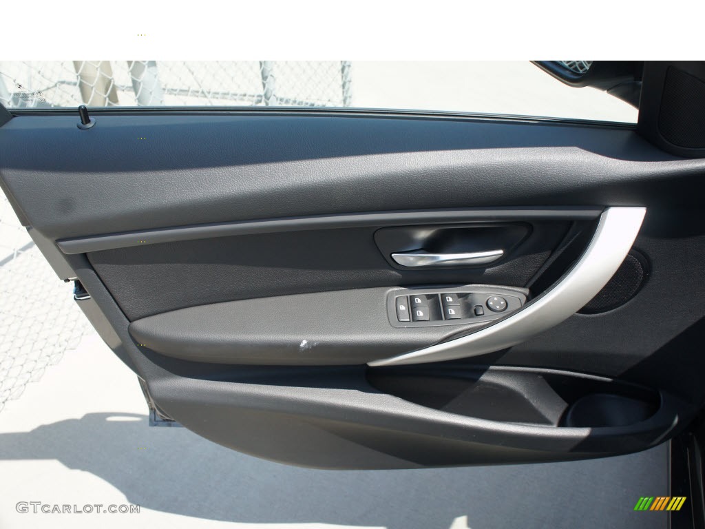 2014 3 Series 320i Sedan - Mineral Grey Metallic / Black photo #9