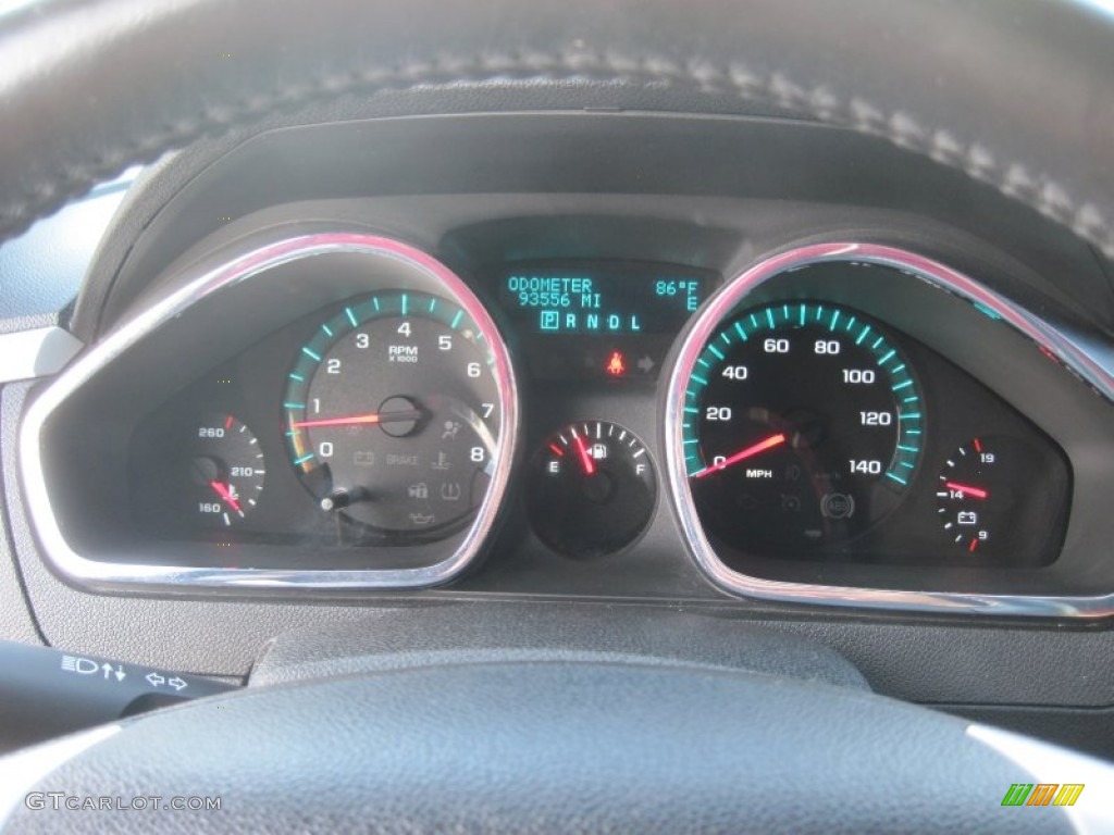 2010 Traverse LT AWD - Silver Ice Metallic / Ebony photo #15