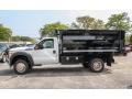  2013 F550 Super Duty XL Regular Cab 4x4 Dump Truck Oxford White