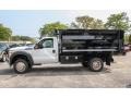 Oxford White 2013 Ford F550 Super Duty XL Regular Cab 4x4 Dump Truck Exterior