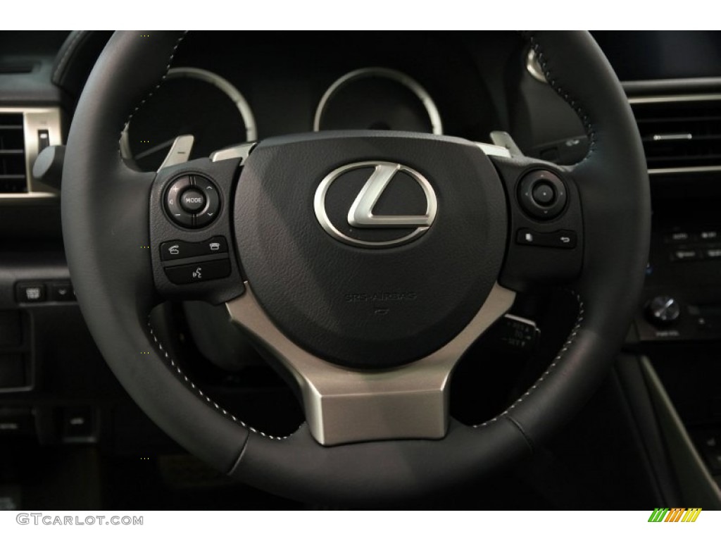 2014 IS 250 AWD - Obsidian Black / Black photo #10