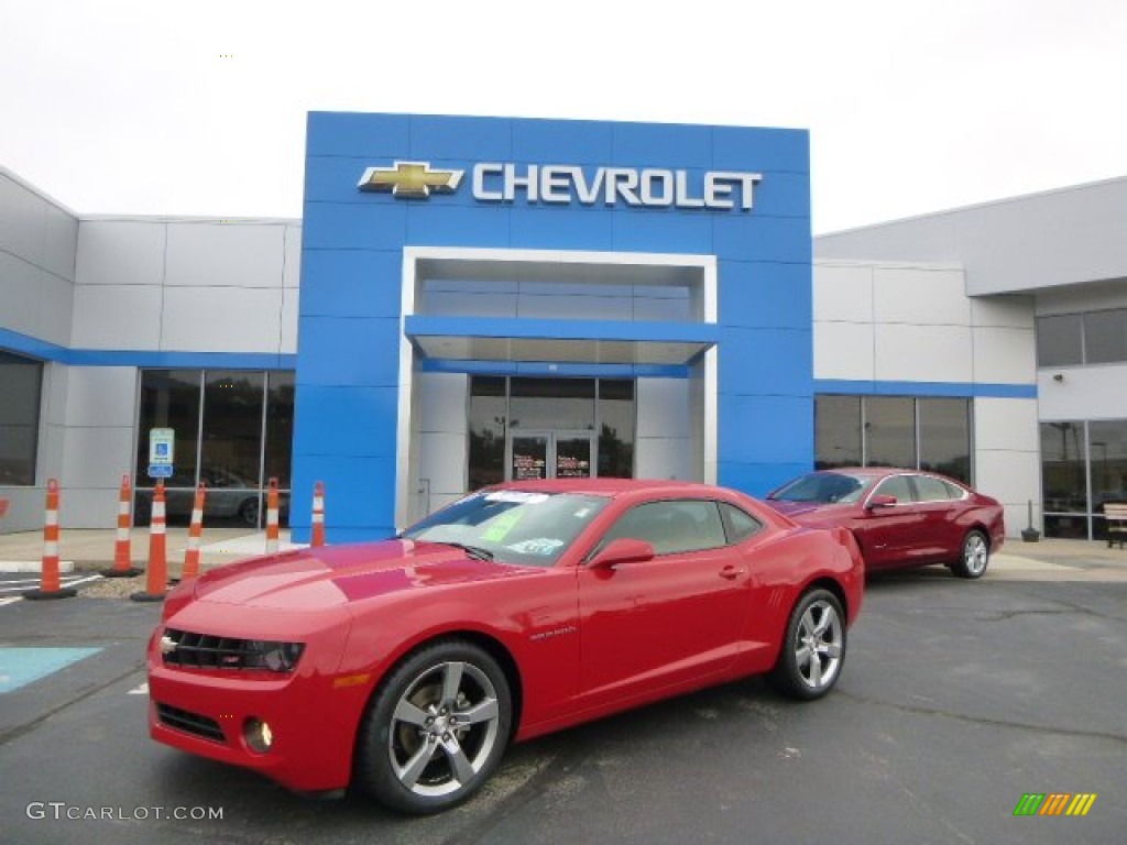 2011 Camaro LT/RS Coupe - Victory Red / Black photo #1