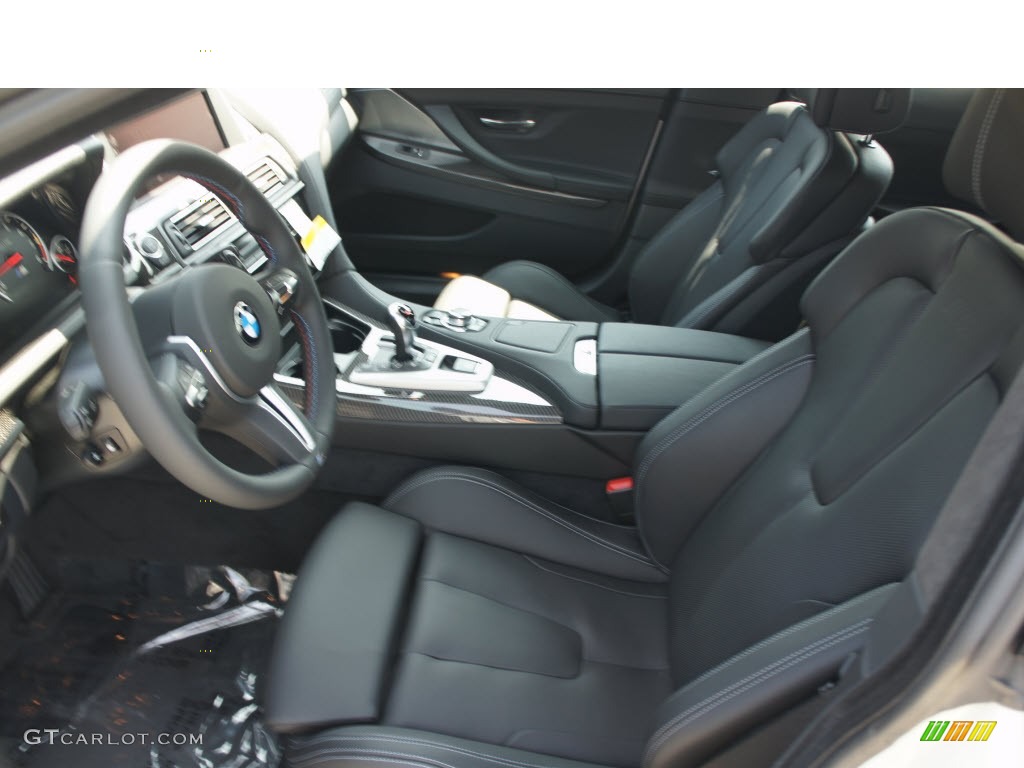 Black Interior 2014 BMW M6 Gran Coupe Photo #85646339