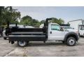 Oxford White - F550 Super Duty XL Regular Cab 4x4 Dump Truck Photo No. 7