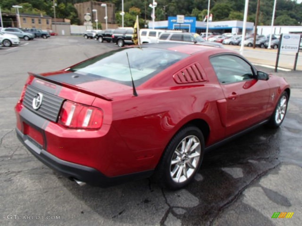 2011 Mustang V6 Premium Coupe - Red Candy Metallic / Stone photo #8