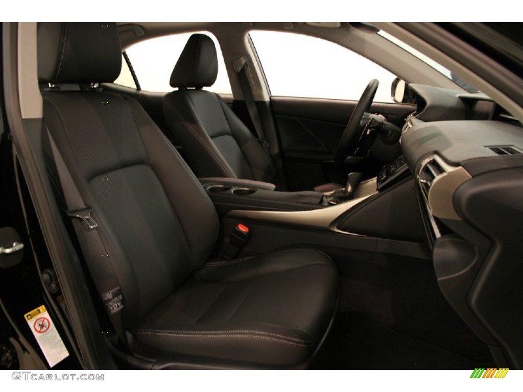 2014 IS 250 AWD - Obsidian Black / Black photo #52