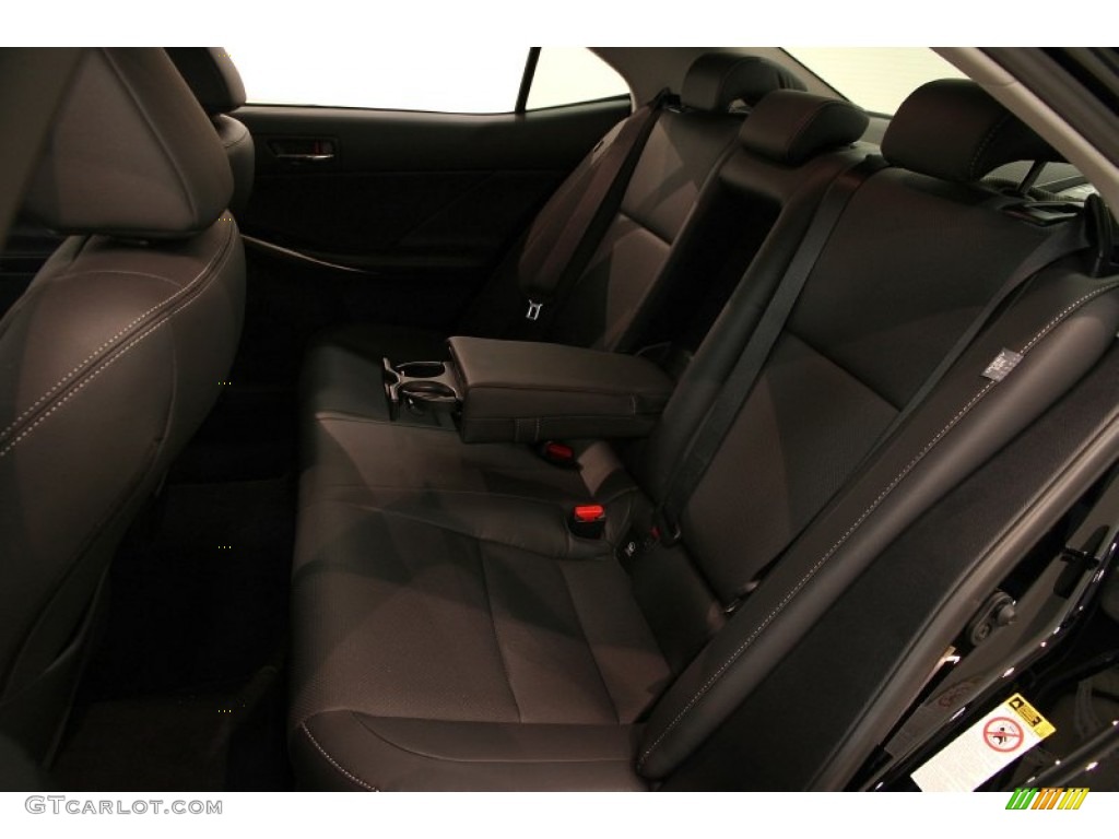 2014 IS 250 AWD - Obsidian Black / Black photo #55