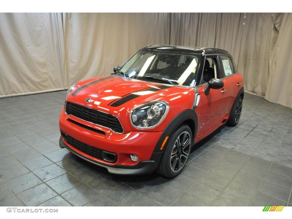 Chili Red 2014 Mini Cooper S Countryman All4 AWD Exterior Photo #85647002