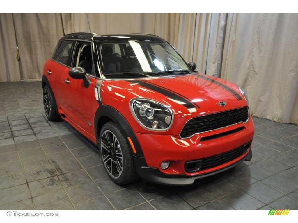 Chili Red 2014 Mini Cooper S Countryman All4 AWD Exterior Photo #85647068