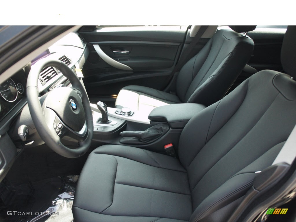 Black Interior 2014 BMW 3 Series 328i xDrive Gran Turismo Photo #85647305