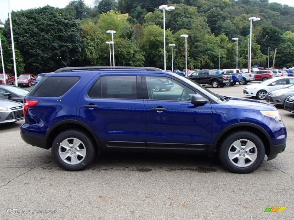 2014 Explorer 4WD - Deep Impact Blue / Medium Light Stone photo #1