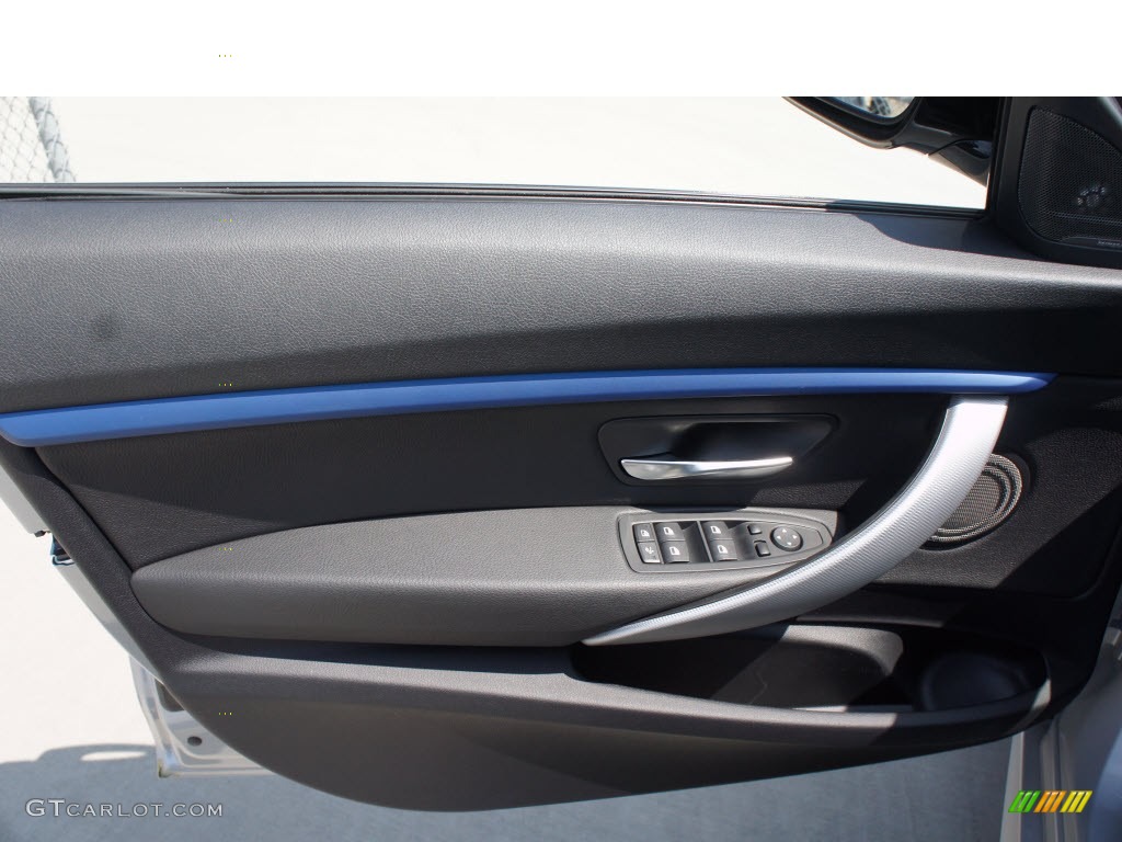 2014 BMW 3 Series 328i xDrive Gran Turismo Black Door Panel Photo #85647608