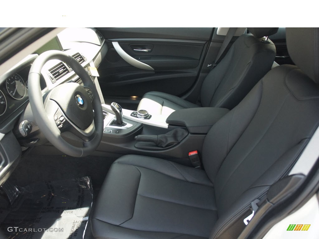 Black Interior 2014 BMW 3 Series 328i xDrive Gran Turismo Photo #85647763