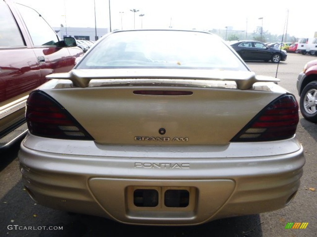 2001 Grand Am SE Sedan - Champagne Beige Metallic / Dark Taupe photo #3