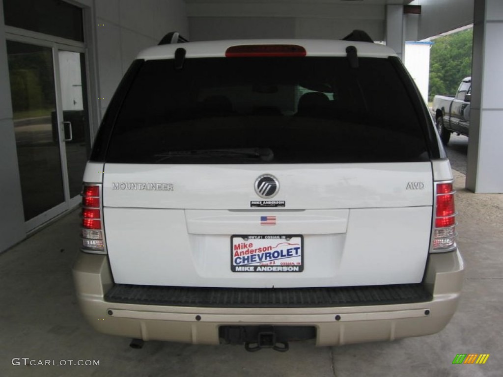 2005 Mountaineer V6 AWD - Oxford White / Medium Dark Parchment photo #23