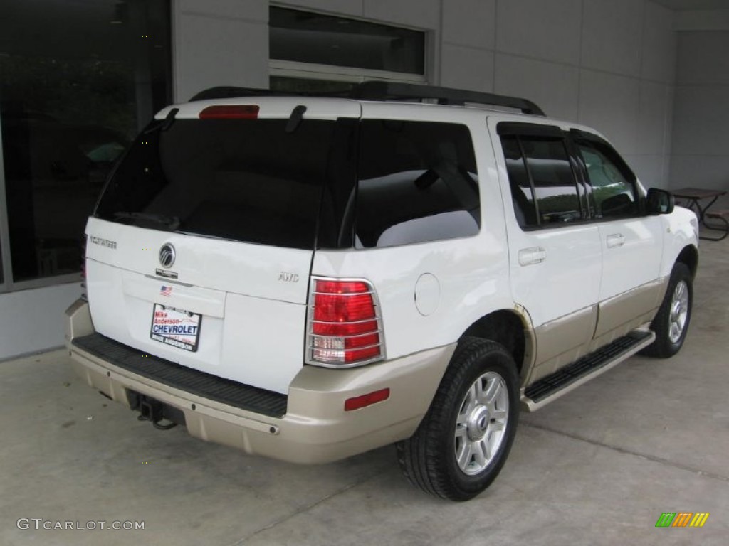 2005 Mountaineer V6 AWD - Oxford White / Medium Dark Parchment photo #24