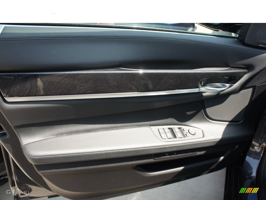 2014 7 Series 750Li Sedan - Dark Graphite Metallic / Black photo #9