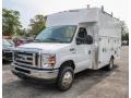 Oxford White 2013 Ford E Series Cutaway E350 Commercial Utility Truck