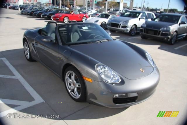 2008 Boxster  - Meteor Grey Metallic / Black photo #4