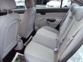 2009 Hyundai Accent Gray Interior Rear Seat Photo