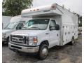 Oxford White 2013 Ford E Series Cutaway E450 Commercial Utility Truck