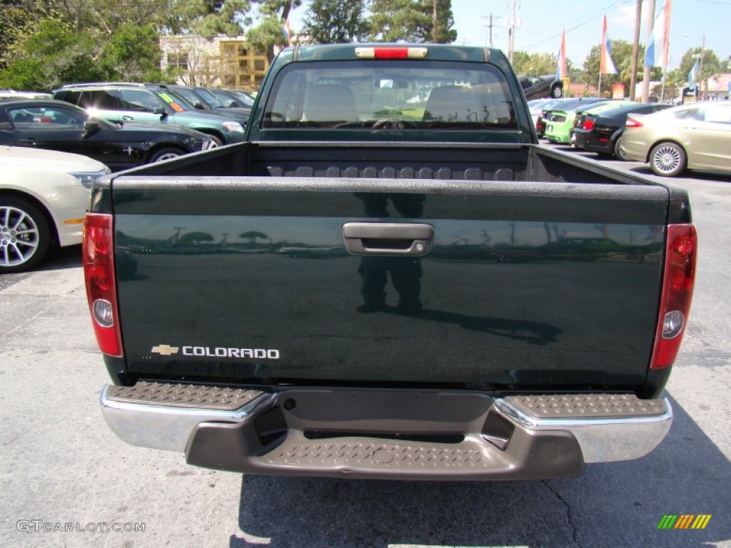 2005 Colorado LS Extended Cab - Dark Green Metallic / Sandstone photo #7