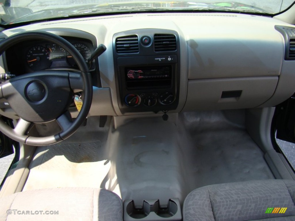 2005 Colorado LS Extended Cab - Dark Green Metallic / Sandstone photo #13