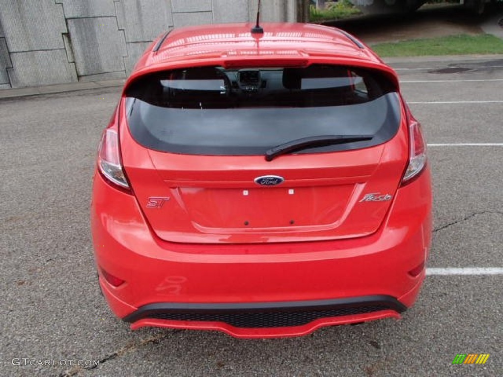Molten Orange 2014 Ford Fiesta ST Hatchback Exterior Photo #85649519