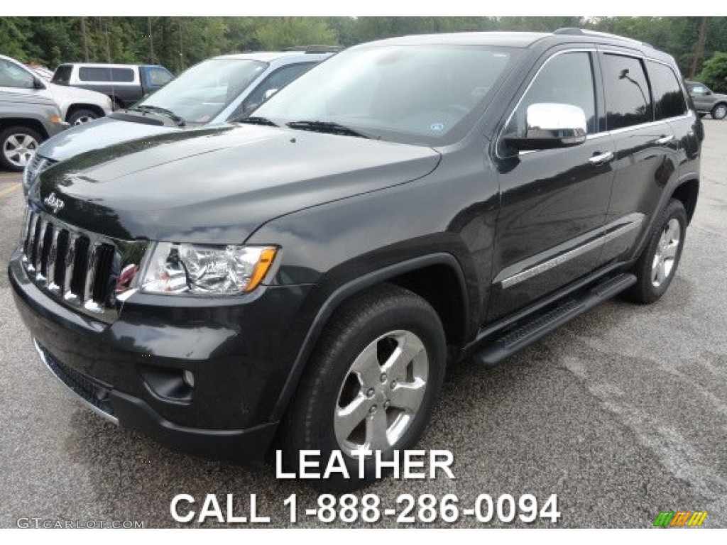 2011 Grand Cherokee Limited 4x4 - Dark Charcoal Pearl / Black photo #1