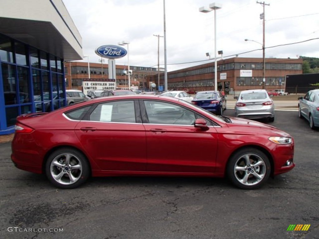 Ruby Red Ford Fusion