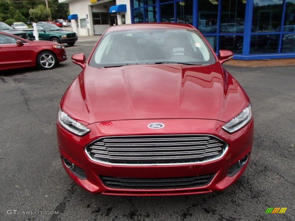 Ruby Red 2014 Ford Fusion SE EcoBoost Exterior Photo #85649906