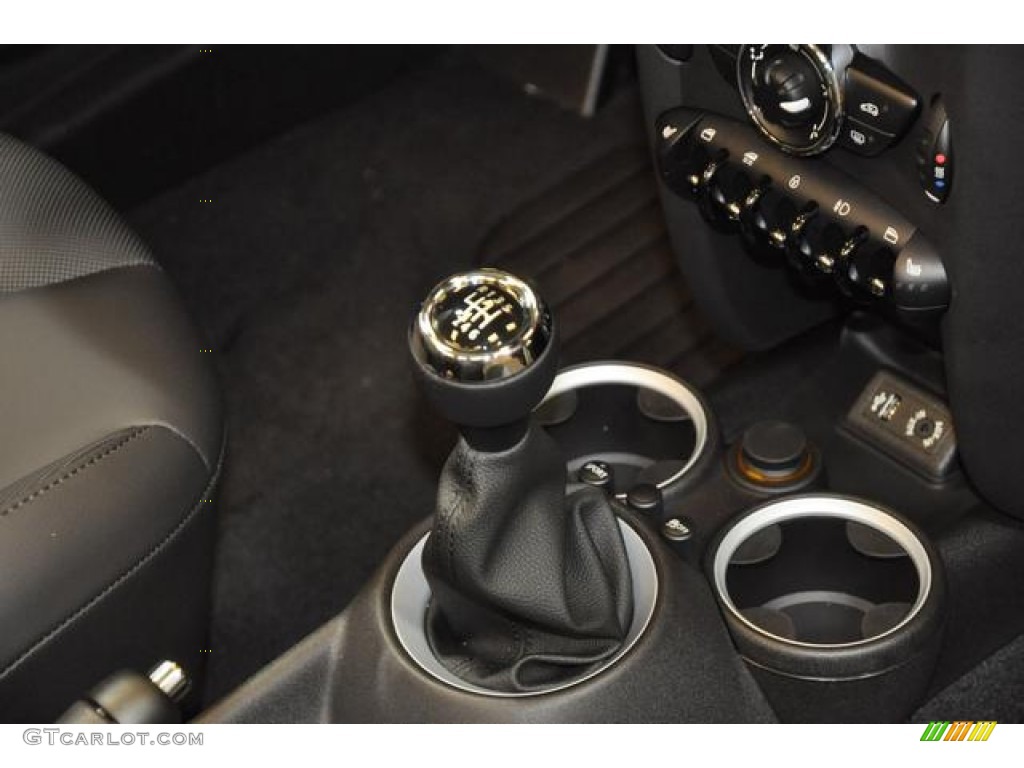 2014 Cooper S Convertible - Pepper White / Carbon Black photo #12