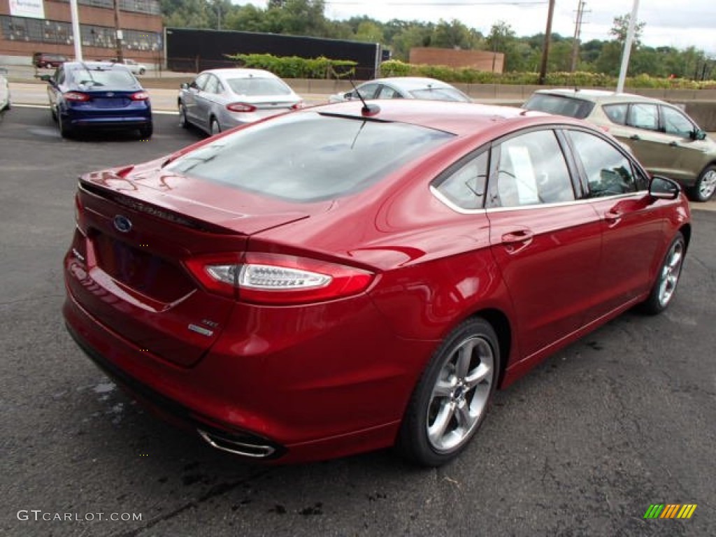 Ruby Red 2014 Ford Fusion SE EcoBoost Exterior Photo #85650026