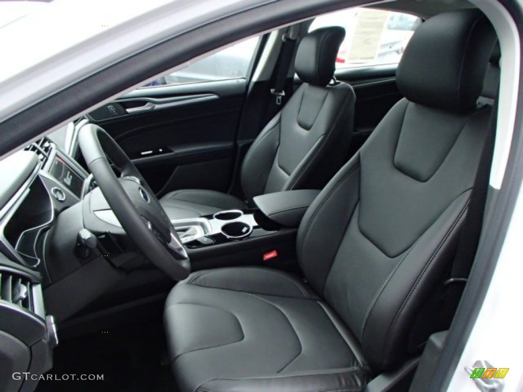 2014 Ford Fusion Titanium Front Seat Photo #85650974