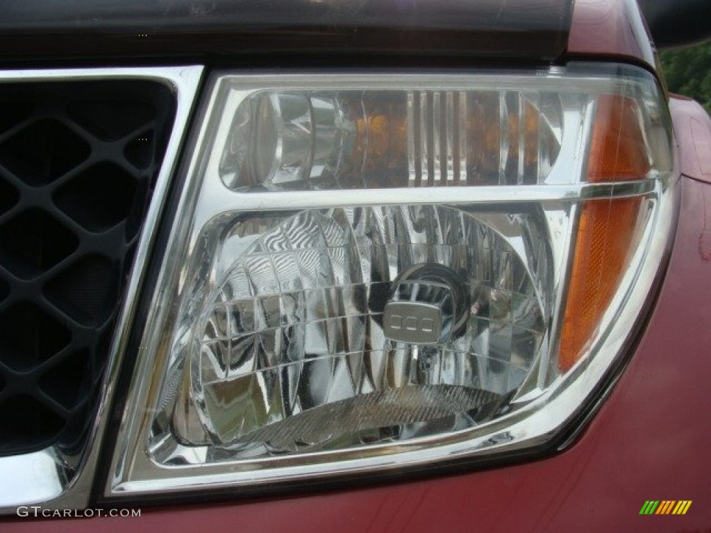 2007 Frontier LE Crew Cab 4x4 - Red Brawn / Desert photo #26