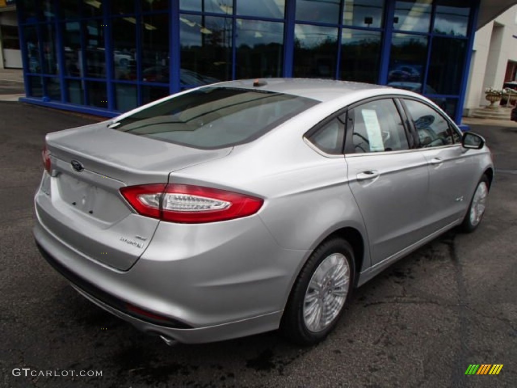 2014 Fusion Hybrid SE - Ingot Silver / Charcoal Black photo #8