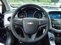 Jet Black/Medium Titanium 2014 Chevrolet Cruze LS Steering Wheel